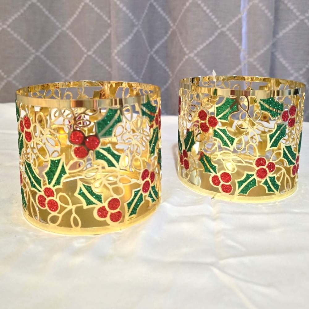 Holidays Candle Holder Set of 2